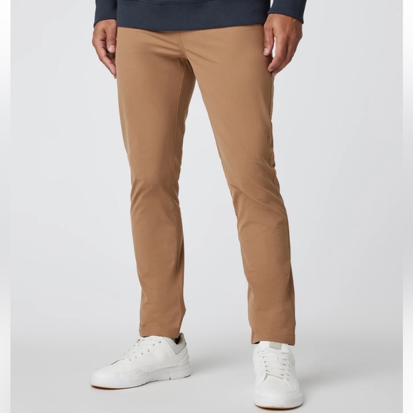 NEW Vuori Mens Meta Pants in Camel Dark Tab 5 pocket Size 28